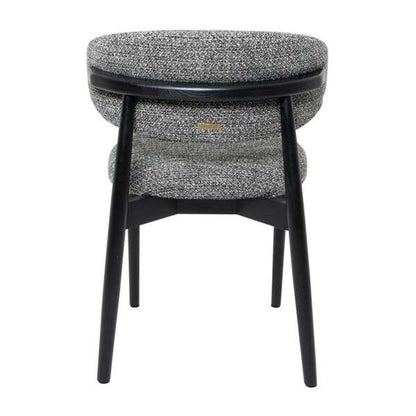 Valentino Dining Chair in Walkabout Liquorice