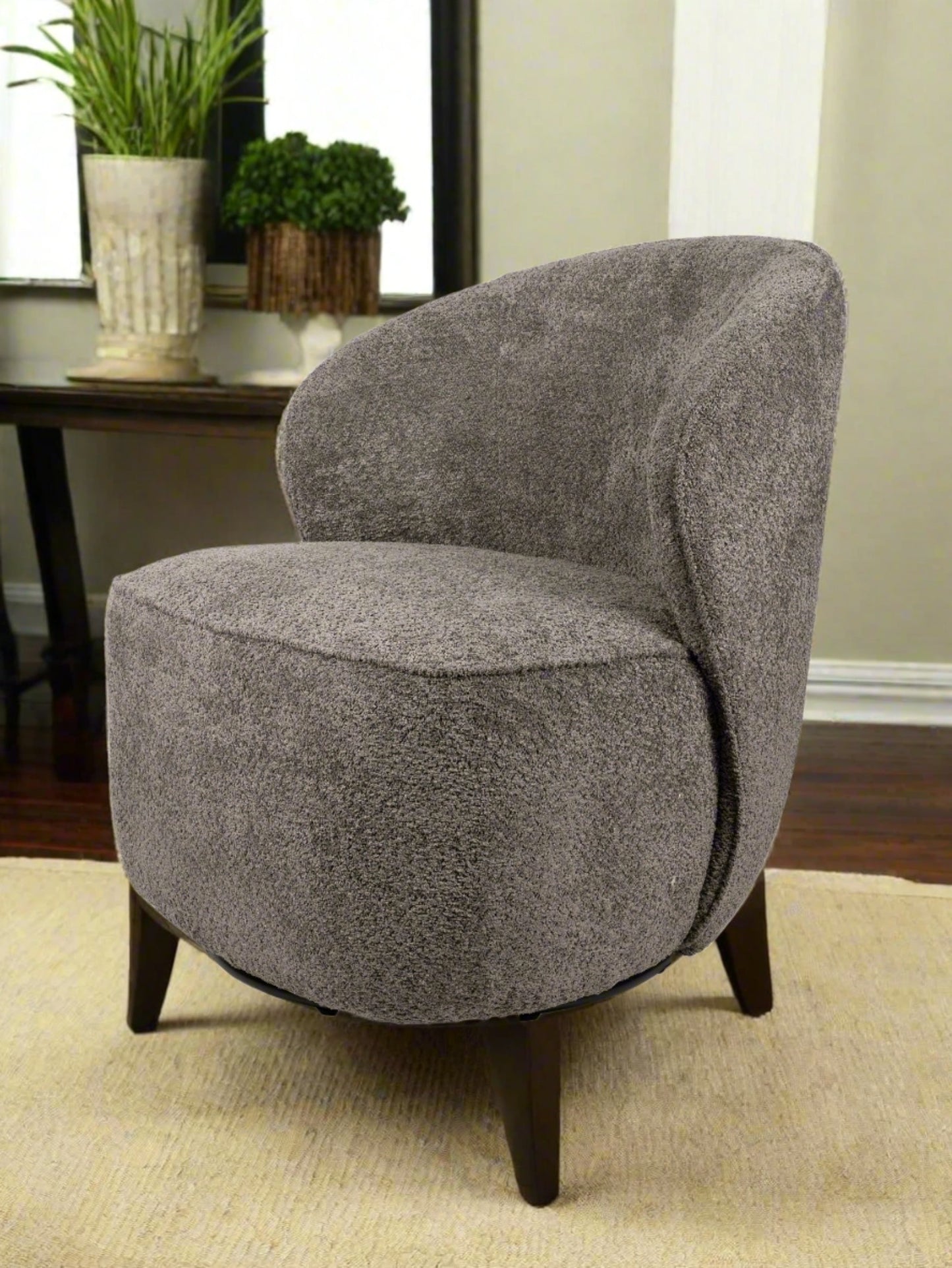 Athena Swivel Chair Smoke