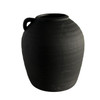 Black Ceramic Pot