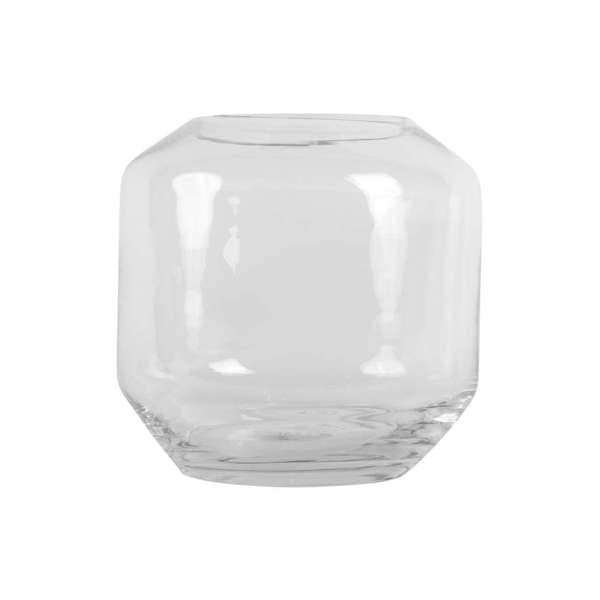 Isabeau Glass Vase in Obsidian (MED)