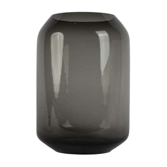 Isabeau Glass Vase in Obsidian (LRG)