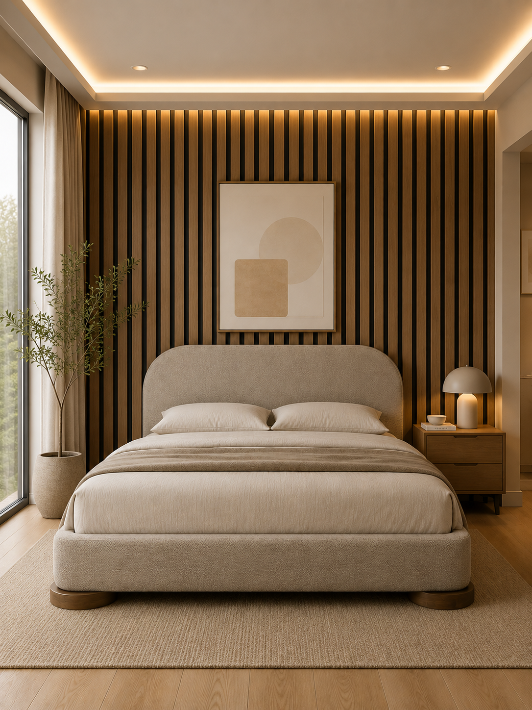 Suzanna Bed - Pristine Cafe au Lait