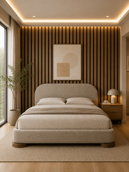 Suzanna Bed - Pristine Cafe au Lait
