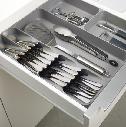 DrawerStore™ Cutlery, Utensil and Gadget Organiser - Grey