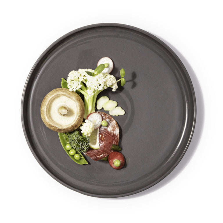 Flat Stackable Dinner Plate (Choose from4 colours)