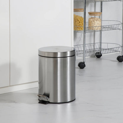 Circular Pedal Bin 5L | Roma