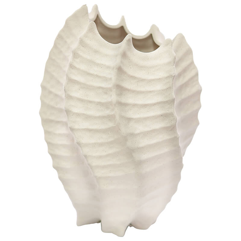 Shell Vase Cream 24cm – Likhaya Homeware