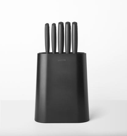 Tasty+ Knife Block with 5 Knives - Dark Grey