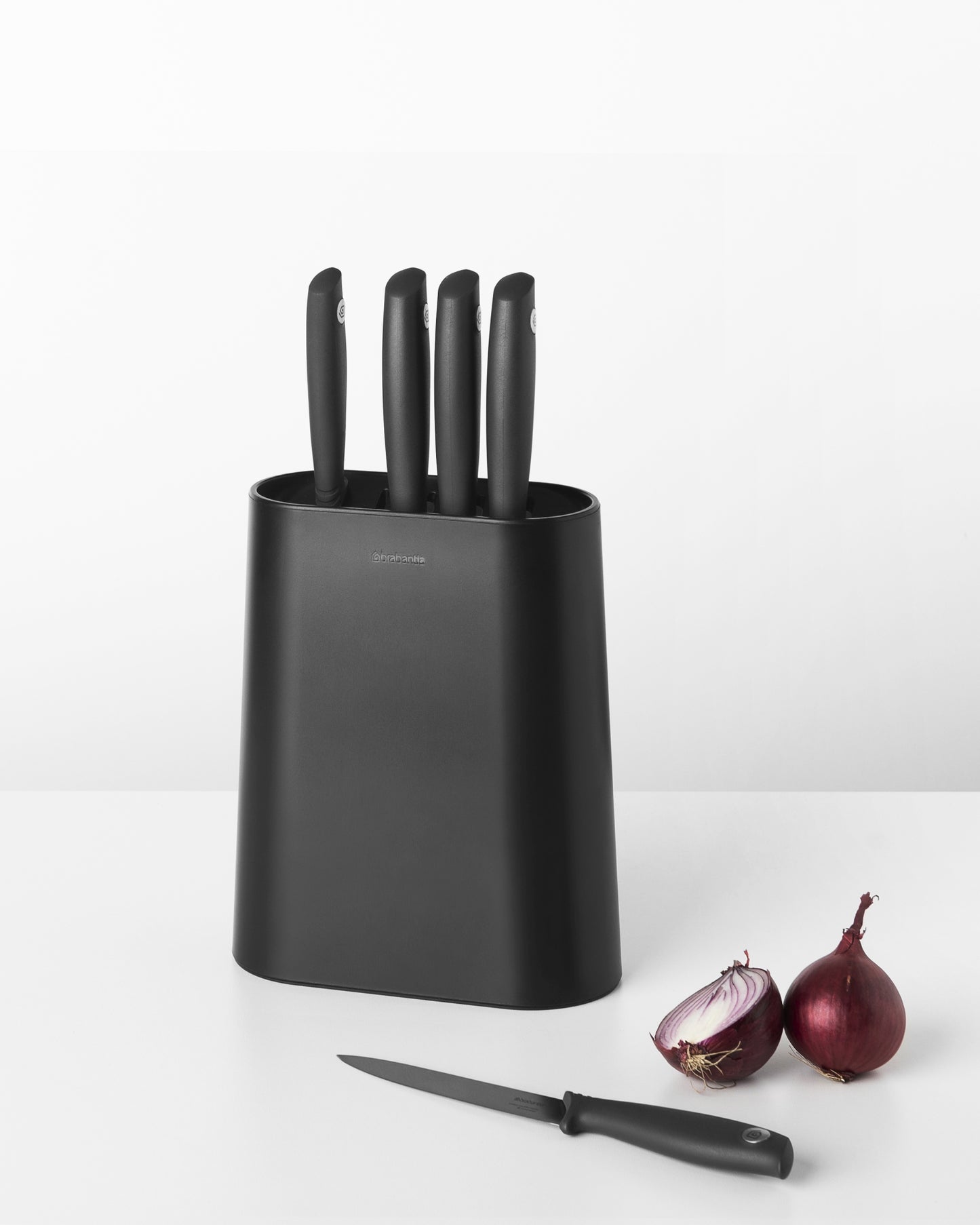 Tasty+ Knife Block with 5 Knives - Dark Grey