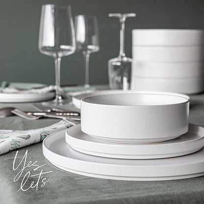 Flat Stackable Dinner Plate (Choose from4 colours)