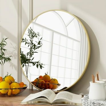 Circular Mirror Gold 80cm