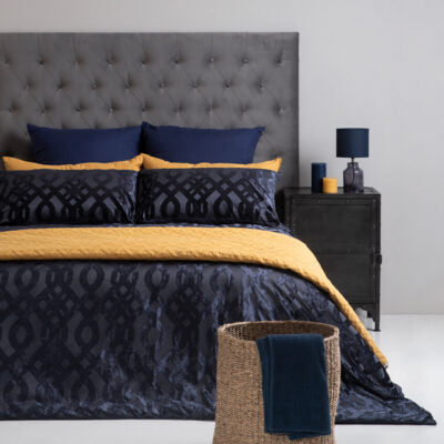 Burn Out Velvet Duvet Cover