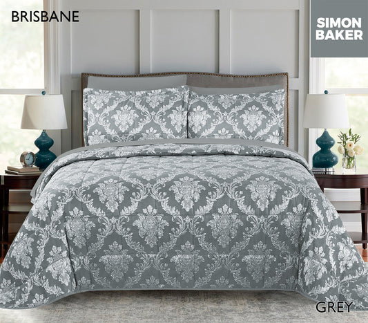 Simon Baker | Brisbane Comforter - Grey