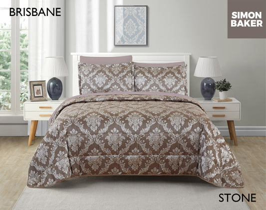 Simon Baker | Brisbane Comforter - Stone